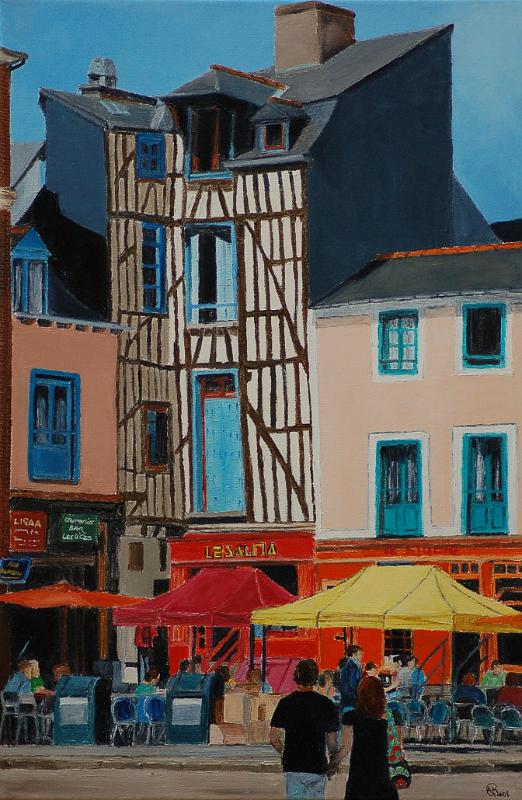 rennes.jpg - Painting oil on canvas -Huile sur toile format /size 40x60