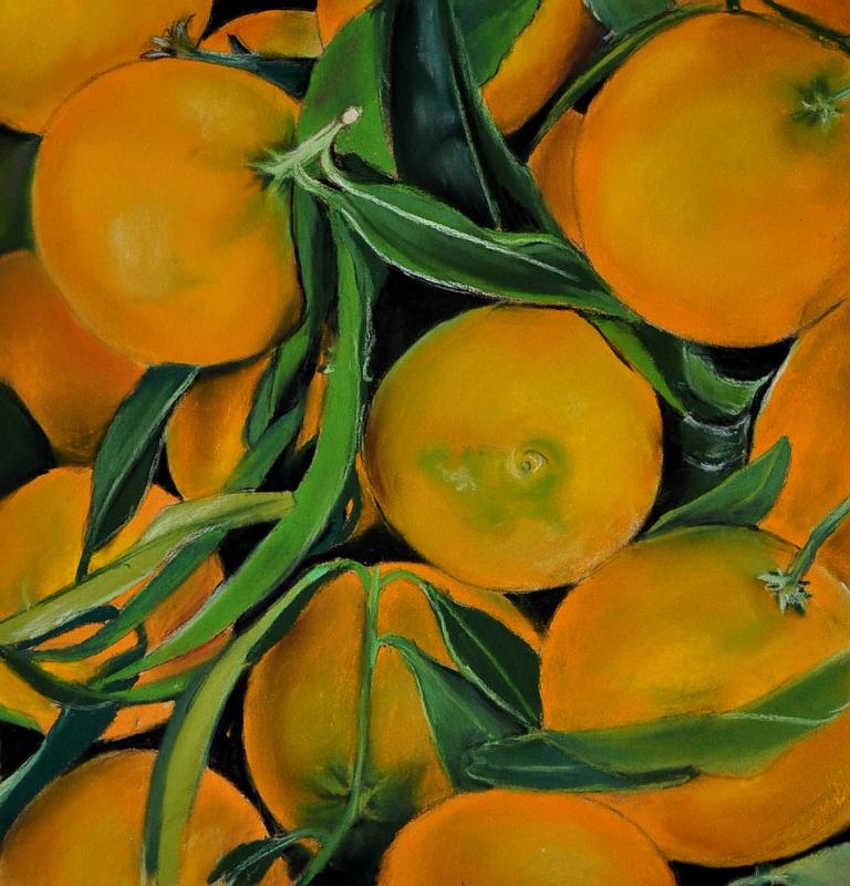 Clementines.JPG - Pastel   format /size 30x30
