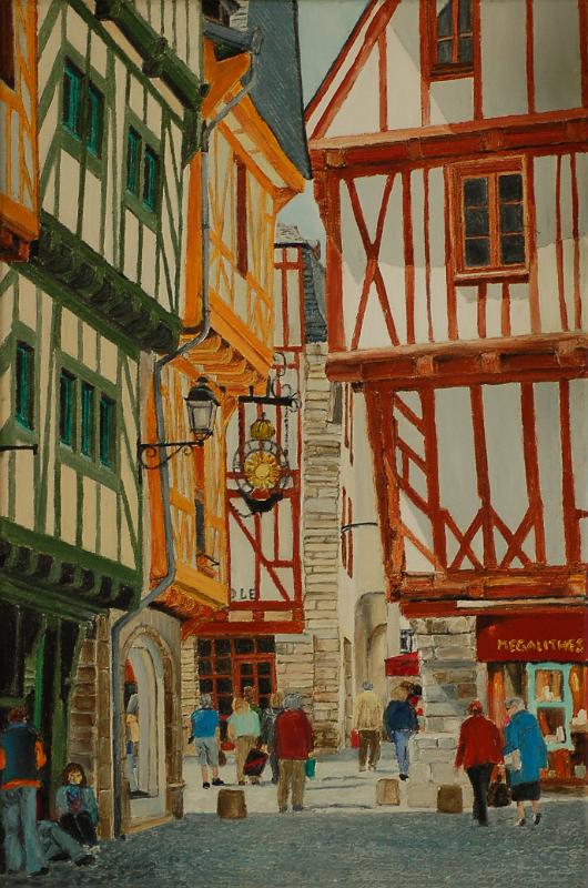 Vannes1.jpg - Painting oil on canvas -Huile sur toile format /size 40x60