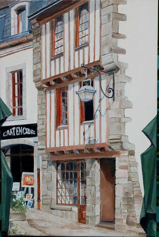 quimper1.jpg - Painting oil on canvas -Huile sur toile format /size 40x60