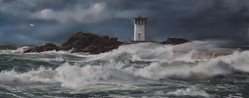 tempete-Trevignon-pastel.jpg - Pastel   format /size 30x70