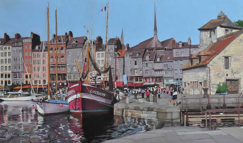 Honfleur.JPG - Pastel   format /size 70 x 100