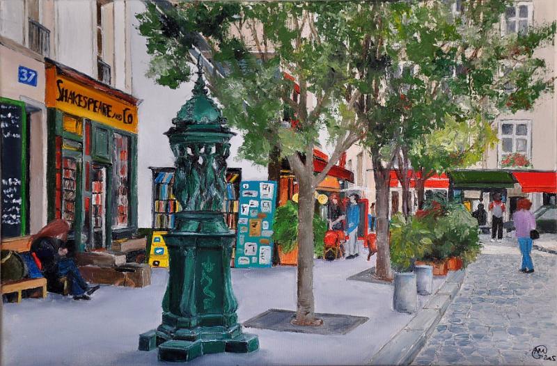 Paris2.jpg - Painting oil on canvas -Huile sur toile format /size  40x60