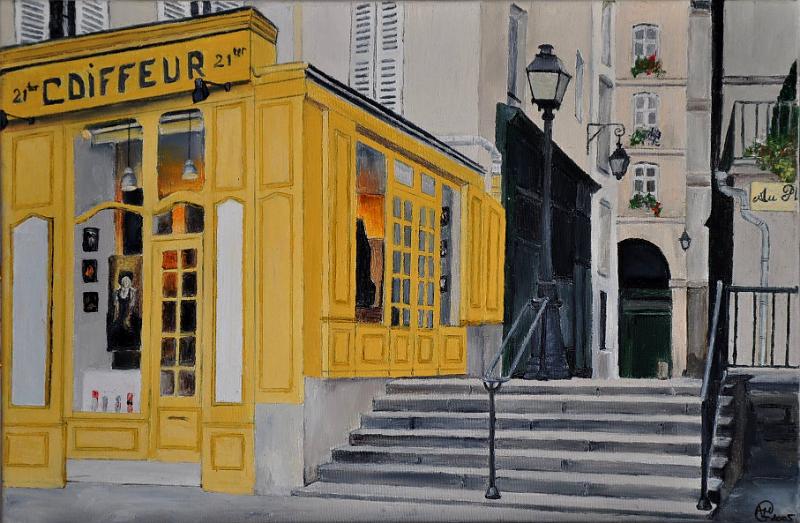 Paris3.jpg - Painting oil on canvas -Huile sur toile format /size  40x60