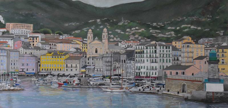 bastia.JPG - Pastel format /size 80 x 40