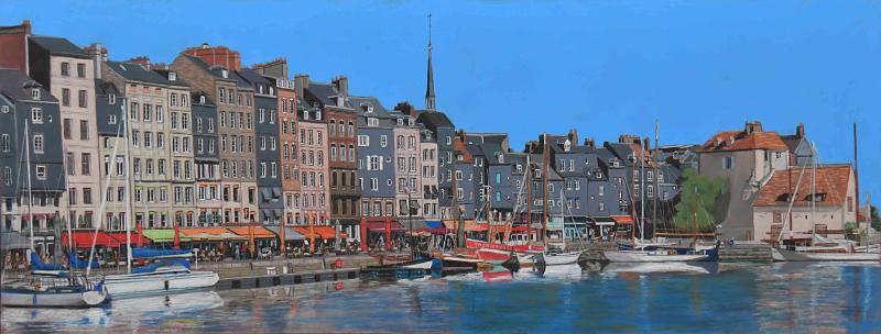 honfleur6.JPG - Pastel format /size 35 x 90