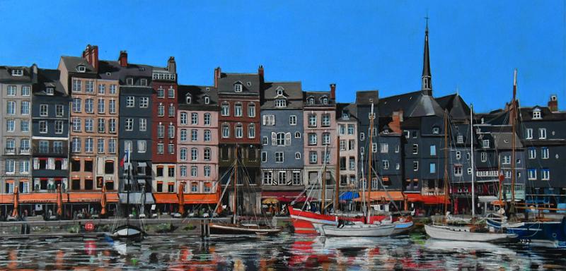 honfleur8.JPG - Pastel format /size 40 x 80